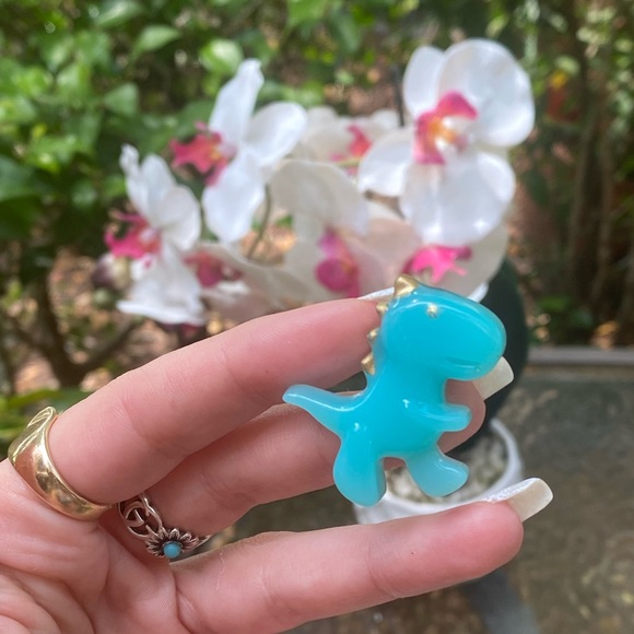 Dinosaur Magnets Blue Teal PACK OF 4 🦕 🦖 - Picture 3 of 15